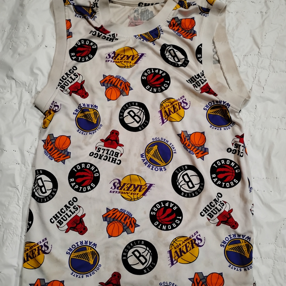 Kids NBA Team Logo Sleeveless Shirt